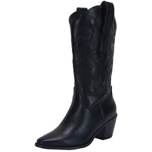 Western Black Boots